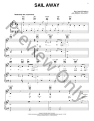 Sail Away piano sheet music cover